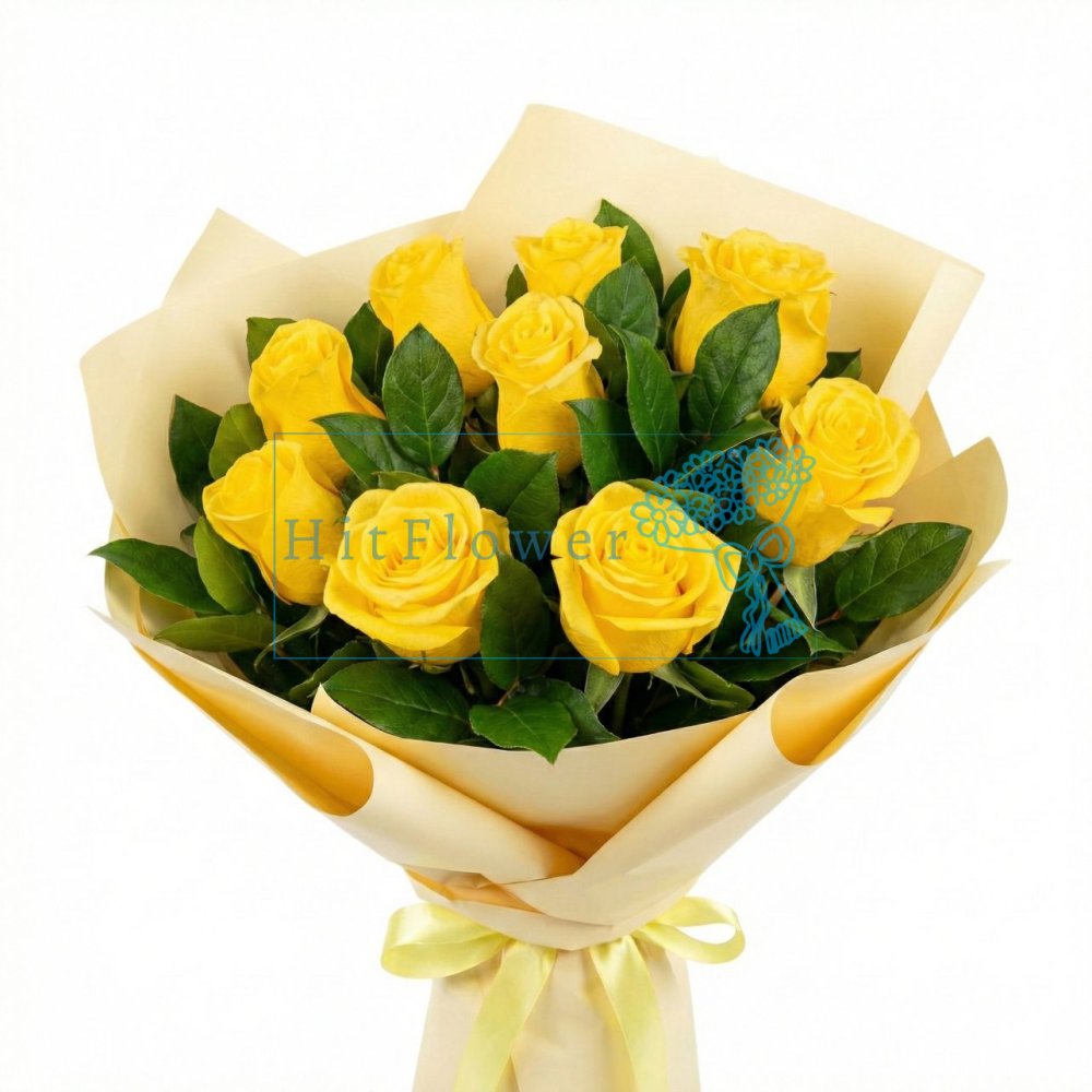 Букет цветов из: Розы